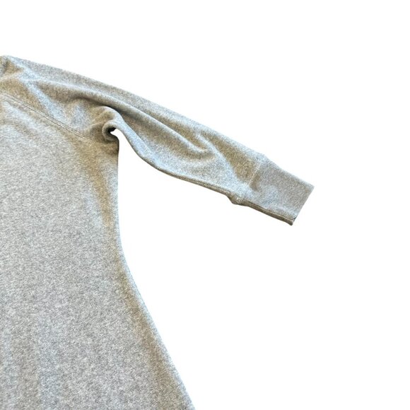 Equil x Lane Crawford Grey Terry Midi Dress Comfy Stretch Size Medium Women's - Picture 9 of 12